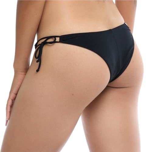 EIDON Women's Standard Leah High Cut V-Front Tie Side Cheeky Bikini Bottom Swimsuit2