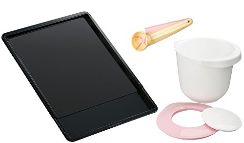 Zenker Makronen-Set Makronen und Kokosgebäck, Makronator mit robuster Rührschüssel und ausziehbarem Plätzchenblech, Menge: 1 x 3er Set
