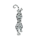 Design polyvalent : Doté d’un motif papillon en cristal multicolore, parfait pour ajouter une touche d’élégance à n’importe quelle tenue.