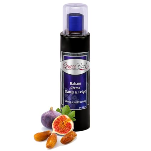 Geniess-Bar! Balsamico Creme Dattel Feige (0,26 Liter) - Premium Crema di Aceto Balsamico di Modena IGP mit 3% Säure
