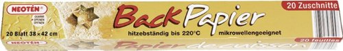 Preisvergleich Produktbild JULIA J66950 Backpapier Zuschnitte 20x 28x42cm