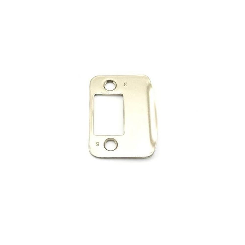 Serrure à pêne dormant Schlage 10092619 à angle rond en nickel satiné pour porte de sécurité