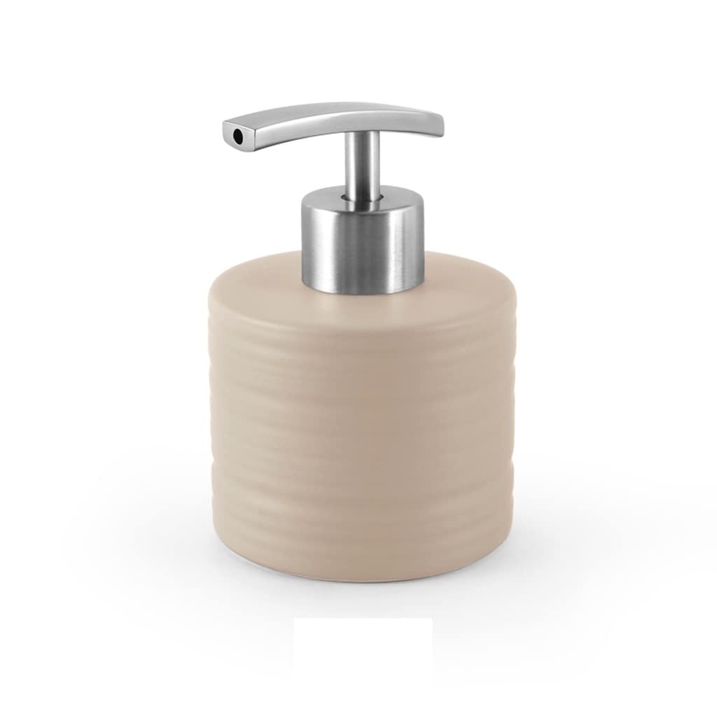 Kitchen Soap Dispenser Ceramic soap dispenser with pump, bathroom lotion soap dispenser, kitchen dispenser, suitable for all kinds of liquids Handsoaps Dispenser(E)