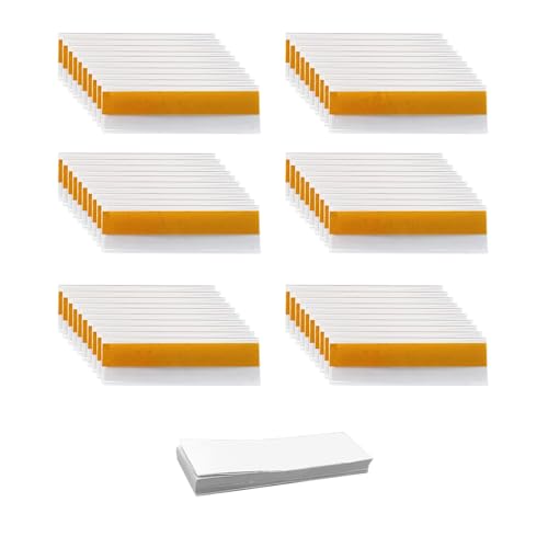 CZAKOMIX 60 Pezzi porta etichette mensole autoadesive, Trasparente Porta Prezzi, 7,6 x 2,5cm, Porta Etichette In Plastica, per Supermercato, Bottega,cartelle,Office(Con Carta di Carta)