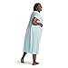 Miss Elaine Women's Tricot Long Flutter Sleeve Nightgown, Sea Foam, Large