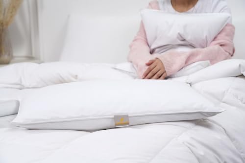 Image of maspar Elite Duck Down & Feather Pillow White 50X75 CM