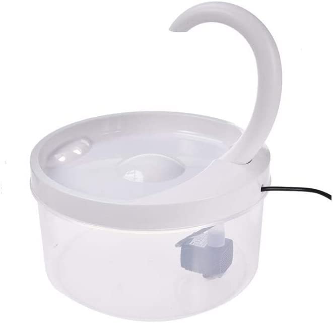 Fuente automática para agua de mascotas con luz LED