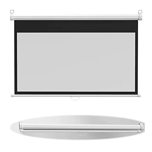 Pantalla de proyección manual de 60 pulgadas 16:9 miniatura 1