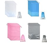 👟👠[Platzsparende Tasche] Die Größe der großen platzsparenden Aufbewahrungstasche beträgt 32 * 43,5 cm, in der nicht nur Schuhe, sondern auch Kleidung, Handtücher oder Kosmetika aufbewahrt werden können. Ein Set mit 24 Stück wird verkauft, um Ihnen mehr Stauraum zu bieten.