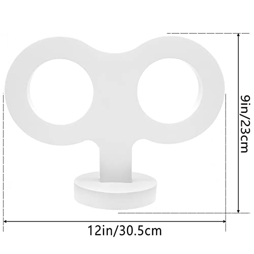 Image of 3D Car Wind Up Key, Cute Clockwork Car Roof Rear /Top /Trunk /Sunroof Decoration Universal Auto Exterior Accessory for DIY Styling & Decoration (White)