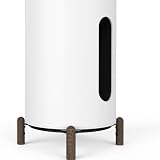 Supporto per altoparlante da tavolo per Sonos Sub Mini e tutti gli altoparlanti intelligenti di dimensioni adeguate (gambe in noce nero)