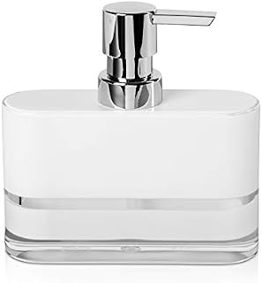 möve 44227-001 Line soap dispenser 13 x 4 x 14 cm made of acrylic, white