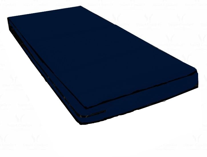 Image of 100% Waterproof Mattress Cover /Protector with Zipper Chain for Double Bed (Set of 2 Pieces) II All Around Protection with 360 Encasing (36 inch*72 inch*5 inch, Blue)