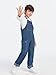 Haloumoning Boys Fashion Denim Overalls with Flap Pockets 5-14 Years