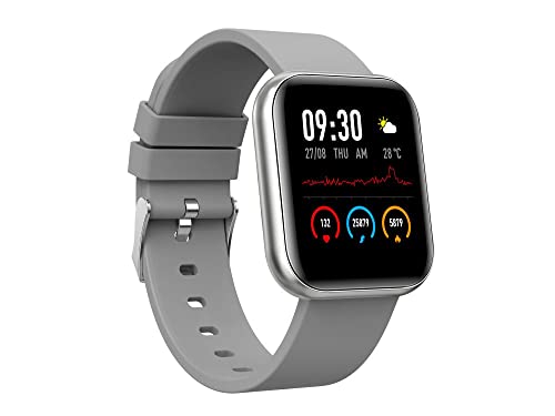 Image of Helix Metalfit SPO2 smartwatch with Full Metal Body and Touch to Wake Feature, HRM, Sleep & Activity Tracker