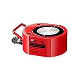 Capacity Jacks, Low Profile Jack with Stroke of 0.82in/21mm,Industrial Hydraulic Jacks, Low Profile Jack, Jacks with Automatic Retraction(100T/220462lb-0.82