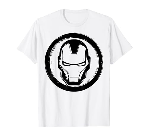 T-shirt Marvel Iron Man Woodcut idée cadeau originale pour anniversaire et Noël