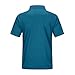 Corna Men's Golf Polo Shirts Short Sleeve Big & Tall Quick Dry Fit Tennis Running Athletic Gym Workout Moisture Wicking(Blue,5XL)