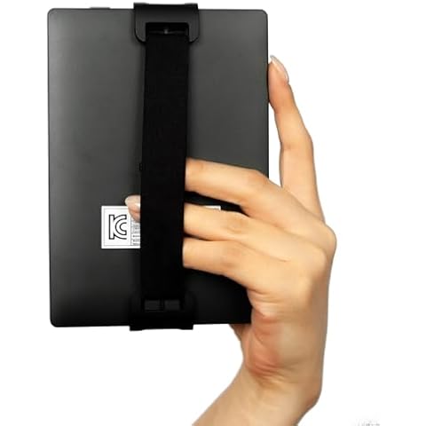 WiLLBee CLIPON Basic Mini - Smartphone e-Book Hand Strap Finger Grip Holder (Plain Black, for 5.6-5.8 inch Device) Cover