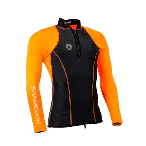 Sharkskin Performance Long Sleeve (Male) Orange, 4XL
