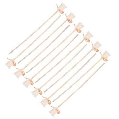 BESPORTBLE Varitas Aromáticas de Incienso Flores Artificiales de Madera Natural 12 Unidades para Difusor de Aceites Esenciales Accesorio Decorativo para Aromaterapia Coche y Hogar