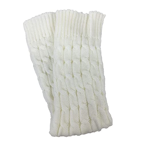 Cable Knit Ribbed Leg Warmers Boot Toppers, Slouchy Boot Socks, Ribbed Winter Boot Cuffs2