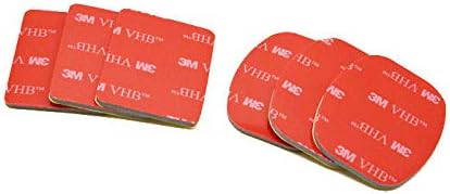 3M Adhesive Sticky Pads Stickers for GoPro Hero 3x Flat 3x Curved Base Mount from AlphaVision®