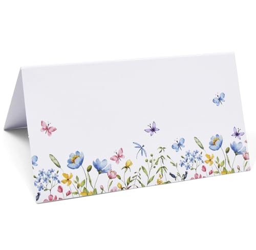 Gift Boutique Floral Wildflower Place Cards