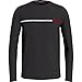 Produktbild Tommy Hilfiger Herren Two Tone Chest Stripe Ls Tee MW0MW28785 Langarm T-Shirts, Schwarz (Black), M (3er Pack)
