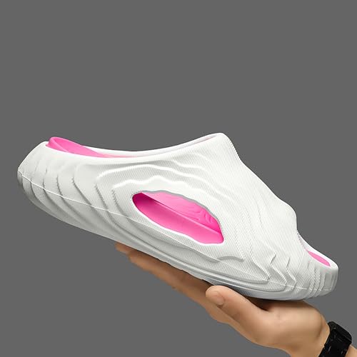 Men's one-piece thick soled slippers for indoor and outdoor soft beach swimming pool shower shoes4