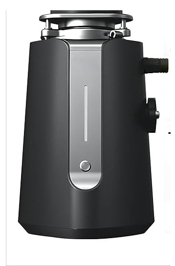 Image of Morrze MFD-1101 Food Waste Disposer 1HP (700W) | Kitchen Sink Garbage Disposal with Stainless Steel Grinding | 3300 RPM, 1350ml Capacity, Low Noise <50dB, Wireless Switch, Anti-Clog System