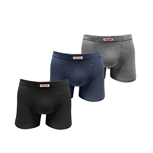 THEAILATI Boxer Hombre Art. 3201 algodón elástico surtido 6 unidades Primal, variados, XL