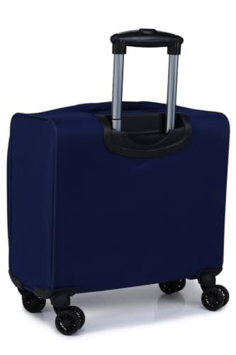 Image of Verage Acepack Berlin Polyester Four Wheels Laptop Trolley /Travel Bag Overnigter Luggage (Blue)