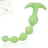 Leyuye Silikon Analkugeln Buttplug mit 5 Kugeln Analplug für Männer Frauen Anfänger Anal Beads Analkette Sexspielzeug für Eine Sexuelle Stimulation Schrittweise Vaginal Anus Masturbator Sex Toy (M)