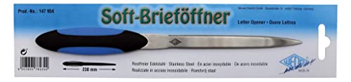 Brieföffner Soft-Cut 23cm schwarz/blau
