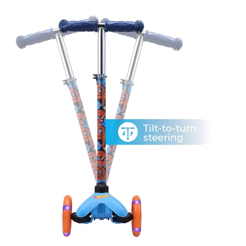 image for Voyager Hot Wheels Self Balancing Kick Scooter with Light Up Wheels, E