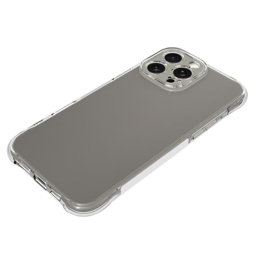 Coque pour iPhone 16 Pro Max transparente en silicone antichoc TPU - 5