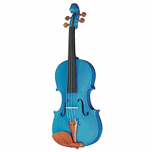 Muziekinstrument viool blauwe kleur roze paars zwart geel SHAND (Color : Black, Size : 4/4) - Image 4