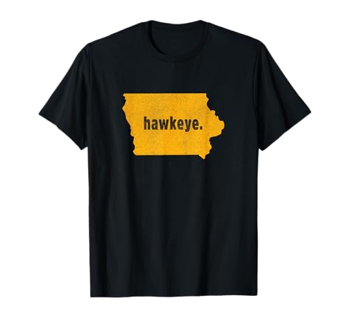 Iowa State Nickname "Hawkeye" [distressed] T-Shirt