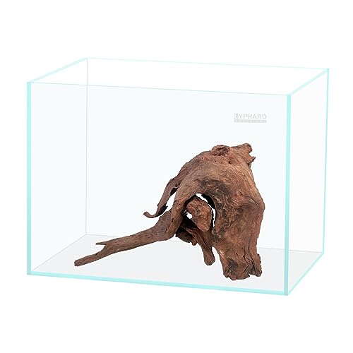 Image of LYPHARD AQUARIUMS 15 Gallon Rimless Aquarium, Ultra Clear Glass Low Iron Rectangular Fish Tank L19.6xW13xH13.8 Inches Thickness 6mm with EVA Foam Mat Included