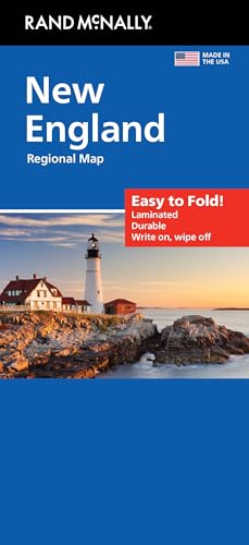 Rand McNally Easy to Fold: New England Laminated Map