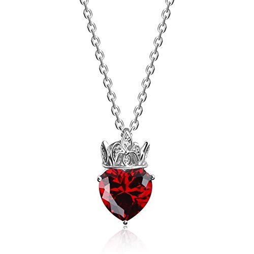 Pendentif en Quartz Rose naturel et sa couronne de prestige sur une chaîne fine en argent 925