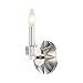 Crystorama-Carson Polished Nickel 1 Light Sconce-8851-PN