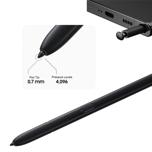 S Pen pour Galaxy S22 Ultra Stylet Noir Phantom de Rechange sans Connexion Bluetooth - 2