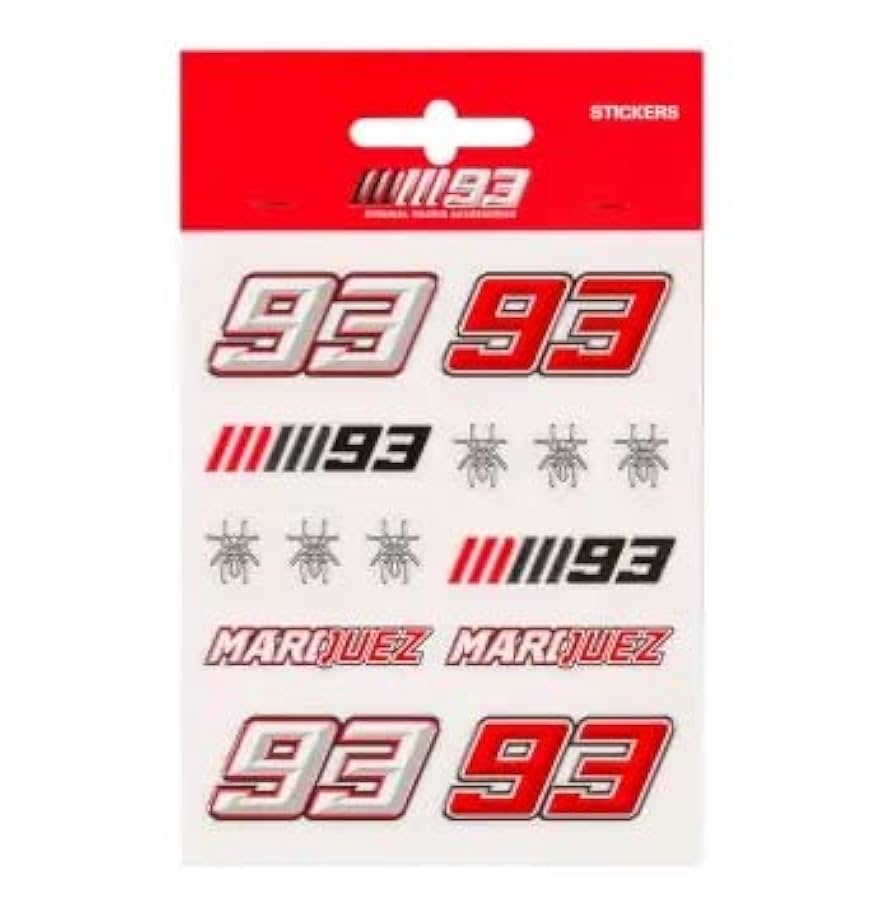 ステッカー193枚 Amazon.co.jp: MOTO GP マルク マルケス MM93 ステッカー セット