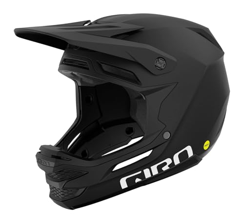 Giro Insurgent Spherical - Casco de ciclismo de cara completa para adultos, verde seto mate/tiburón oscuro, mediano/grande (55-59 cm)
