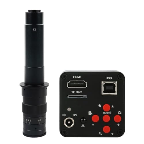 ラボ用顕微鏡アクセサリー 50MP 1080P 2K USB デジタル電子工業用ビデオ顕微鏡カメラ C マウントビデオレコーダー(300x lens)