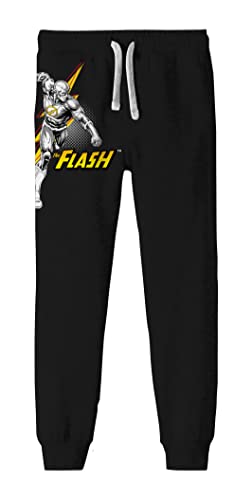 Bioworld Black & White Flash Youth Boy's Black Sweatpants