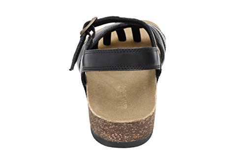 Wellrox Women's Santa Fee-Maddie Black Casual Sandal 7