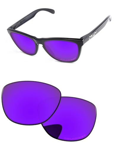 Image of Replacement Lenses for Oakley Frogskin OO9013 55mm Sunglass - Precision Fit, UV Block & Impact Resistant
